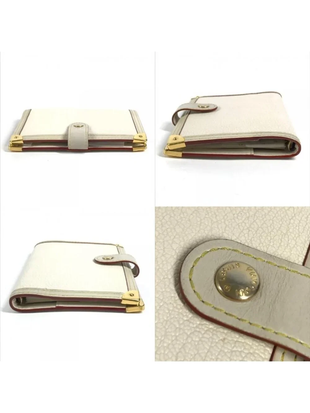 Louis Vuitton Notebook Cover Agenda PM Suhali Leather White